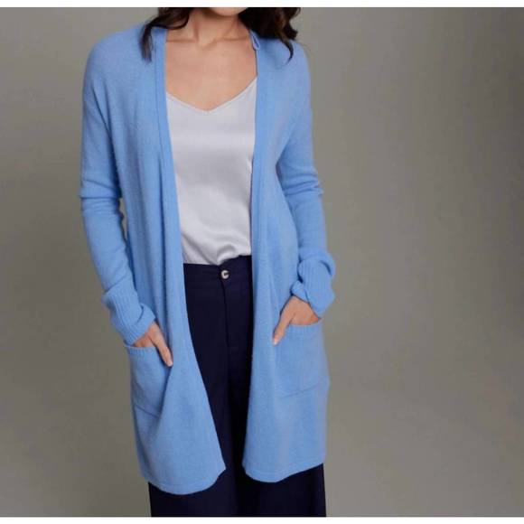 NEW ALASHAN CASHMERE chantal open cardigan in chapel hill - Picture 1 of 3